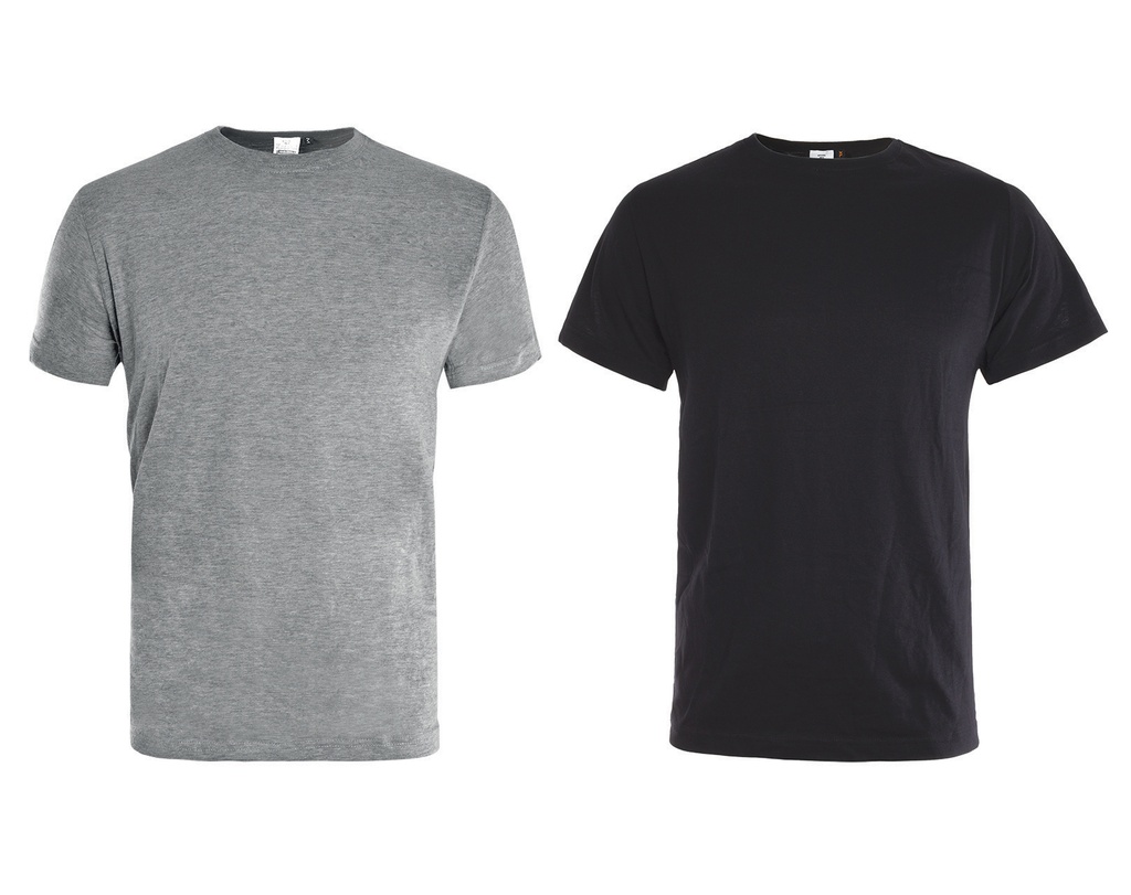 T-SHIRT GRIS/NOIR 2PACK (2PC)
