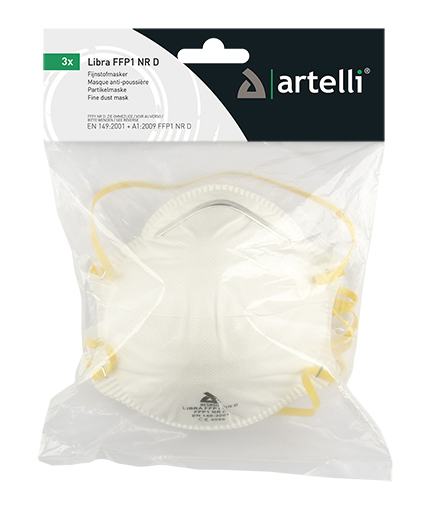 MASQUE ANTI-POUSSIERE LIBRA FFP1 NR D SINGL3P (3PC)