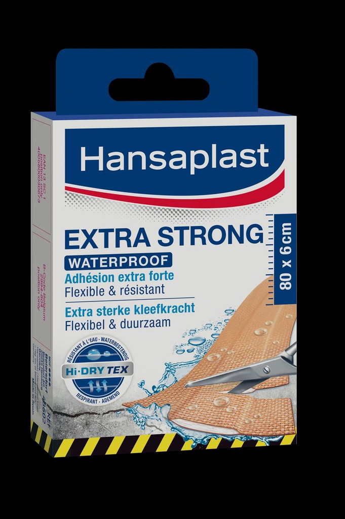 HANSAPLAST EXTR STRONG WATERPR 0,8 X 6CM (1ST)