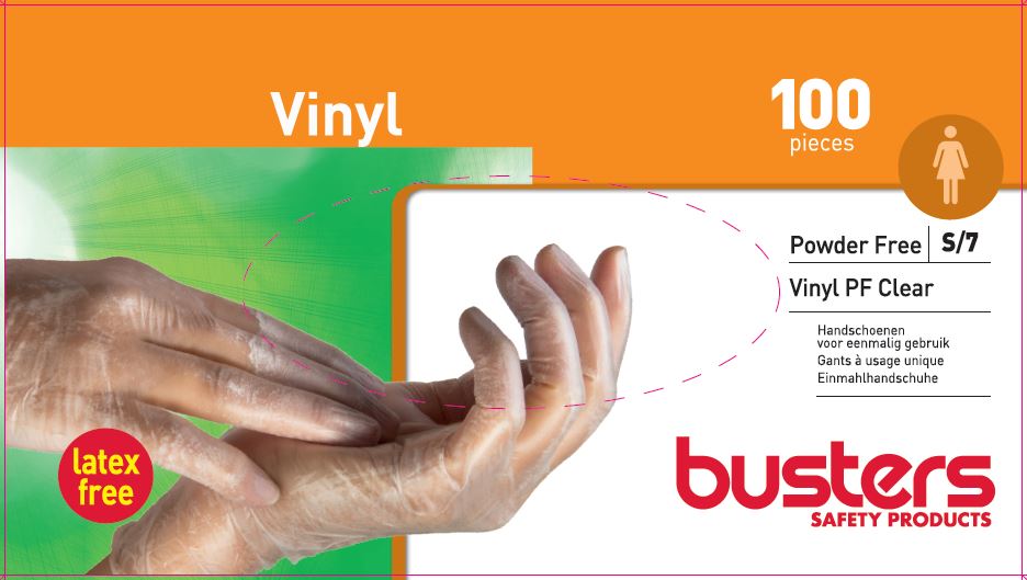 DISPOSABLE VINYL PF CLEAR (100ST)