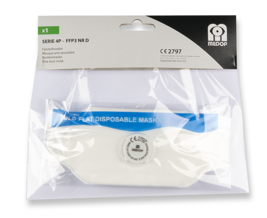 MASQUE 4P ANTI-POUSSIERE FFP3 NR D VALV 1 PC (1PC)