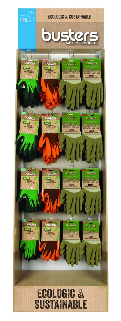 DISPLAY HANDSCHOEN BAMBOO EARTH 144 PR (1ST)