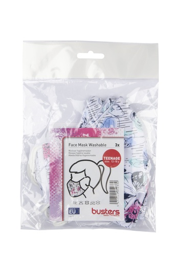 [1048390] FACE MASK WASHABLE GIRL 3PACK (3ST)
