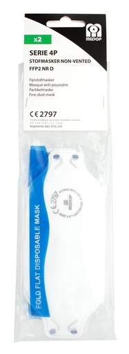 [1055710] STOFMASKER 4P FFP2 NON-VENTED 2PACK (2ST)
